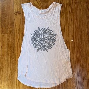 Light Pink Flower Tank